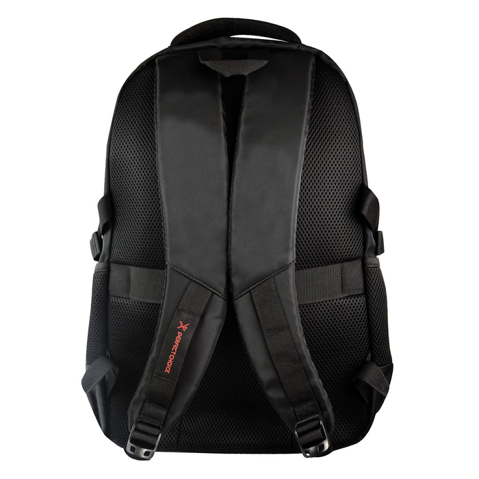 Mochila Perfect Choice laptop 15.6 pulg a 17 pulg múltiples compartimentos Forter color Negro