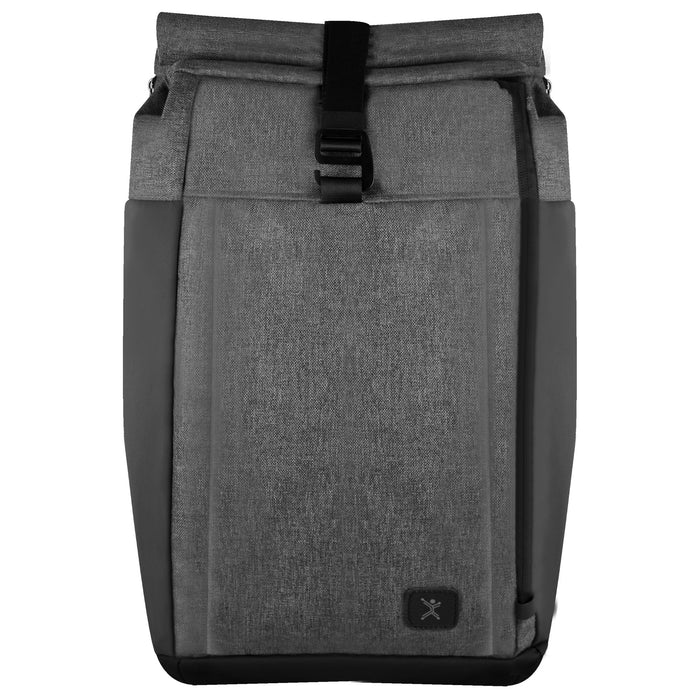 Mochila Perfect Choice ejecutiva expandible y espaciosa para laptop Nessara compartibilidad laptop 15.6 modelo PC-084693 color Gris