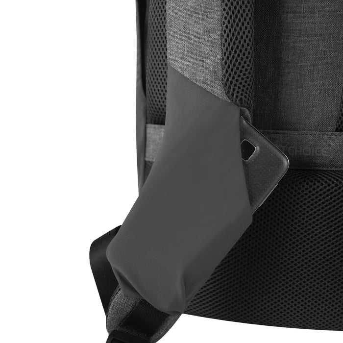 Mochila Perfect Choice ejecutiva expandible y espaciosa para laptop Nessara compartibilidad laptop 15.6 modelo PC-084693 color Gris