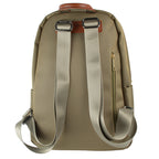 Mochila Perfect choice para laptop Sahara modelo PC-084884 color Café con Naranja