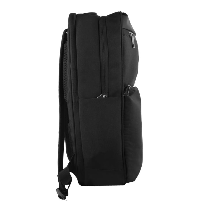 Mochila ejecutiva Perfect Choice para laptop 15.6 pulg a 17 pulg modelo PC-085072 color Negro