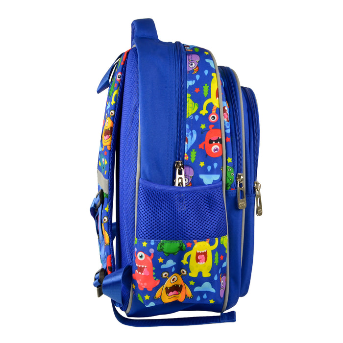 Mochila escolar Perfect Choice para niños Kiddo diseño de Monstruos modelo PC-085089