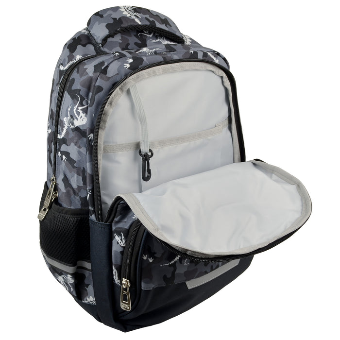 Mochila escolar Perfect Choice para niños Arcade diseño de Dinosaurios modelo PC-085164