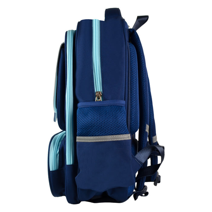 Mochila escolar Perfect Choice para niños Brumby modelo PC-085195 color Azul