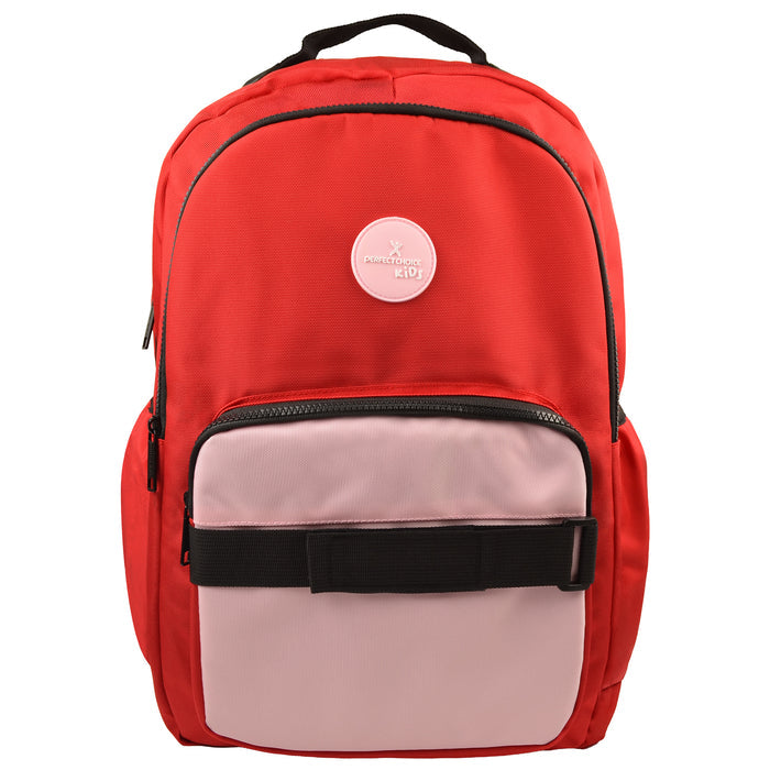 Mochila escolar Perfect Choice para niños Loopy modelo PC-085225 color Rojo