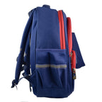 Mochila Escolar Perfect Choice para niños Bookery modelo PC-085232 color Azul con Rojo