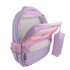 Mochila Escolar Perfect Choice para niños Bookery modelo PC-085249 color Lila con Rosa