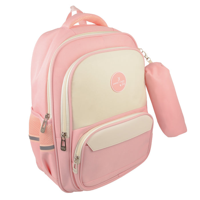 Mochila Escolar Perfect Choice para niños Bookery modelo PC-085256 color Rosa