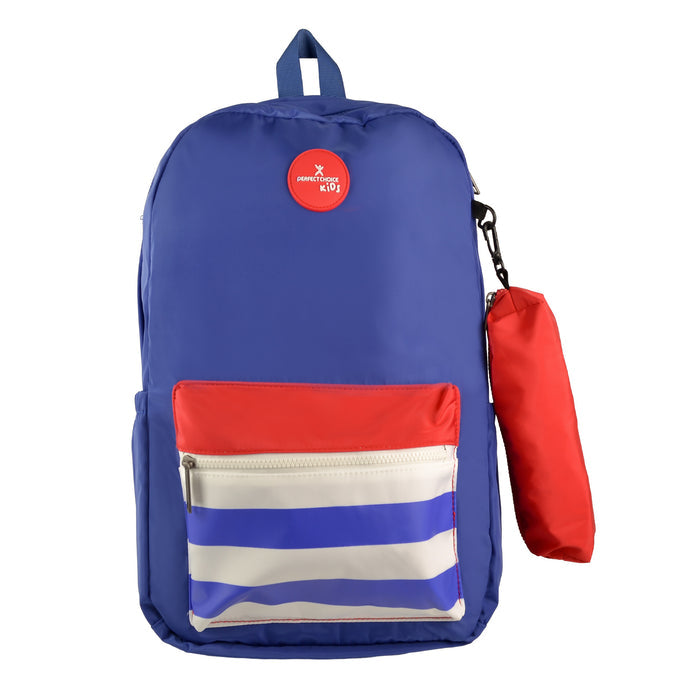 Mochila escolar Perfect Choice para niños Groovy modelo PC-085324 color Azul
