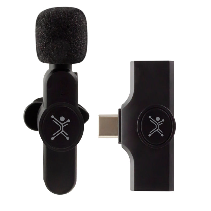 MICROFONO PERFECT CHOICE INALAMBRICO PARA STRAMING FIDELITY USB-C 20HZ NEGRO PC-112679