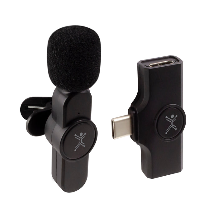 MICROFONO PERFECT CHOICE INALAMBRICO PARA STRAMING FIDELITY USB-C 20HZ NEGRO PC-112679