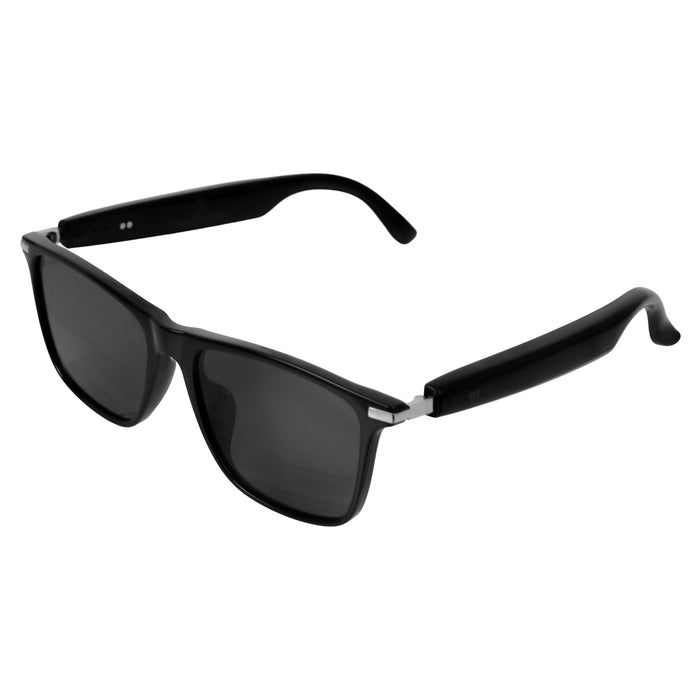 Lentes inteligentes Perfect Choice Touch con audio Open Ear OWS polarizados Evoir modelo PC-117292 color Negro