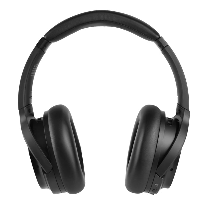 Audifono diadema Perfect Choice BT 5 microfonos cancelacion de ruido activa 40hrs ANC hibrido con estuche de viaje modelo PC-117315 color Negro