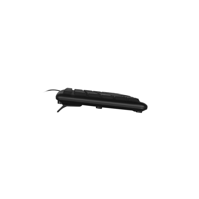 Teclado Perfect Choice alambrico USB modelo PC-201038 color Negro