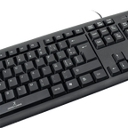 Teclado Perfect Choice alambrico USB modelo PC-201038 color Negro