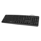 Teclado Perfect Choice alambrico USB modelo PC-201038 color Negro