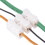 Conector PUSH de 3 Contactos para Conexión Rápida