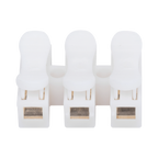 Conector PUSH de 3 Contactos para Conexión Rápida