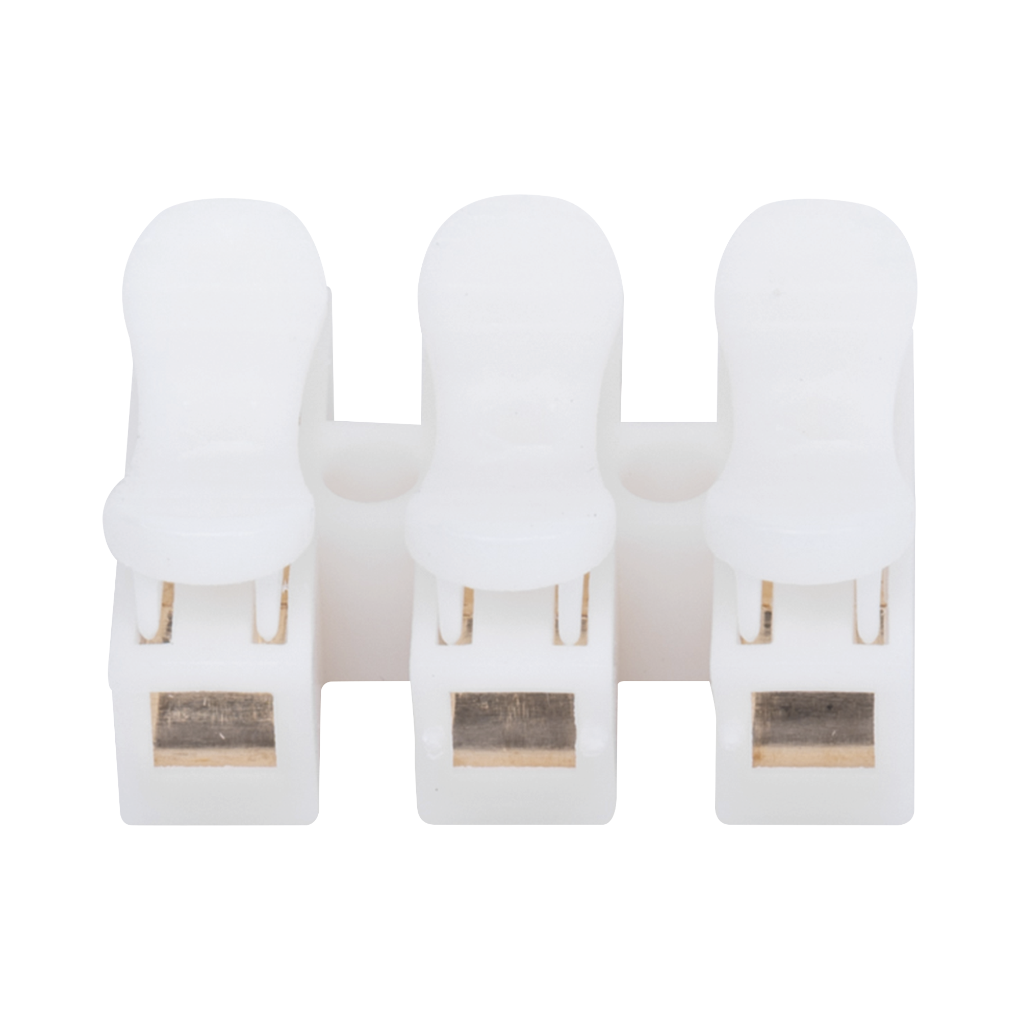 Conector PUSH de 3 Contactos para Conexión Rápida