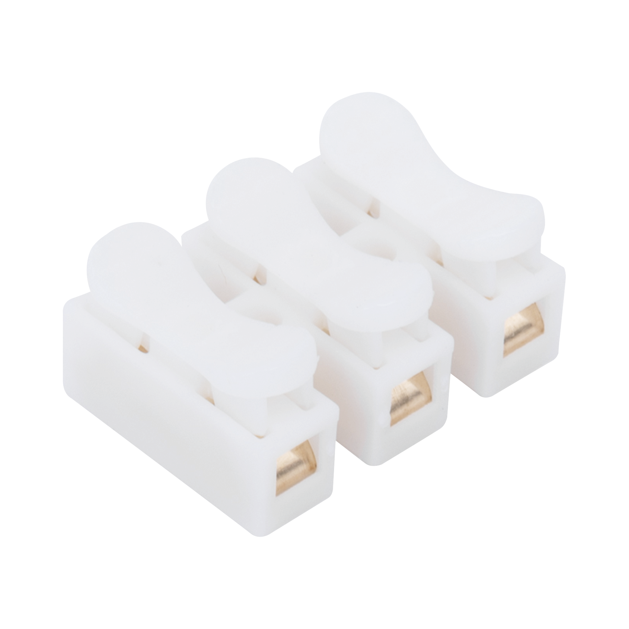Conector PUSH de 3 Contactos para Conexión Rápida