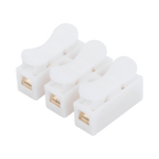 Conector PUSH de 3 Contactos para Conexión Rápida