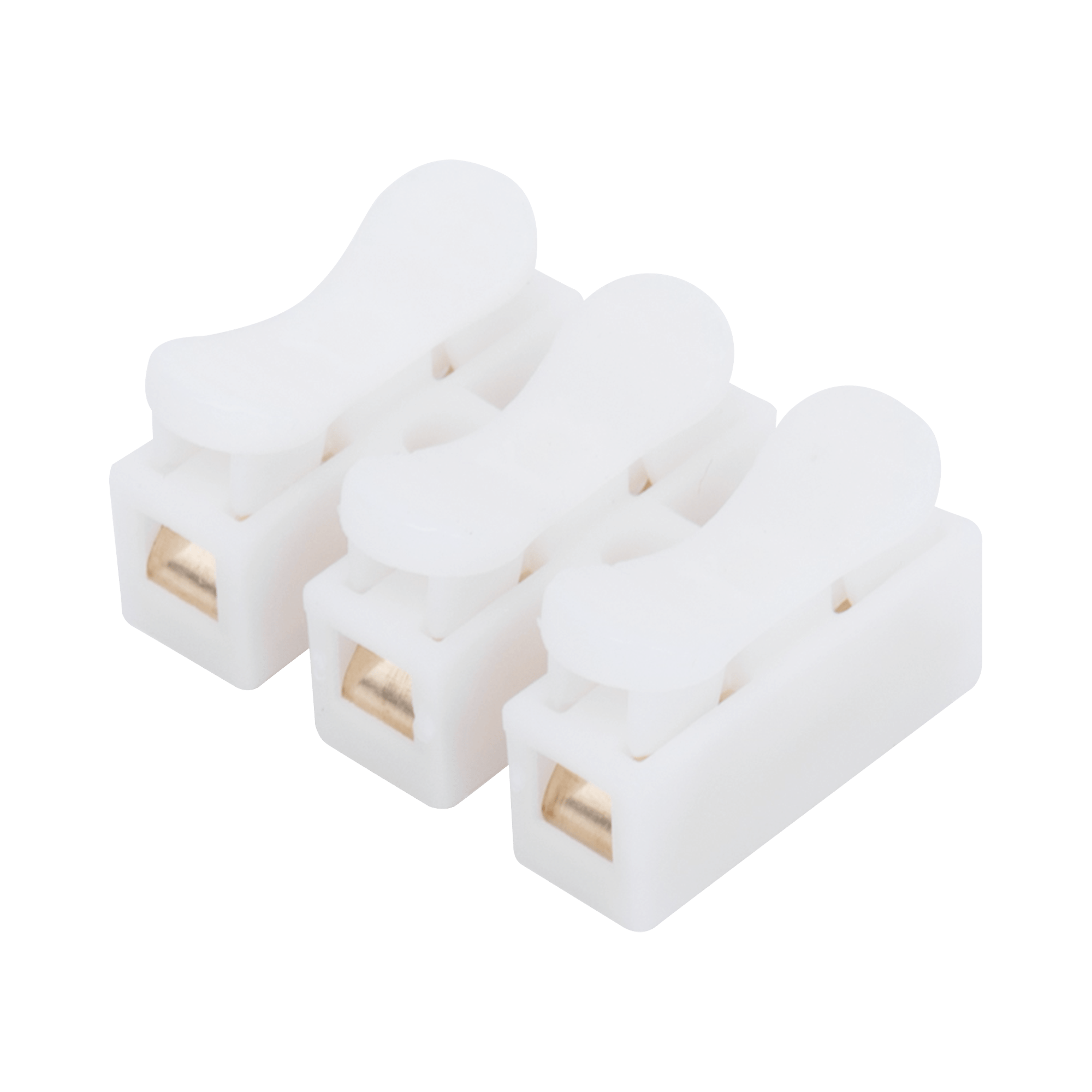 Conector PUSH de 3 Contactos para Conexión Rápida