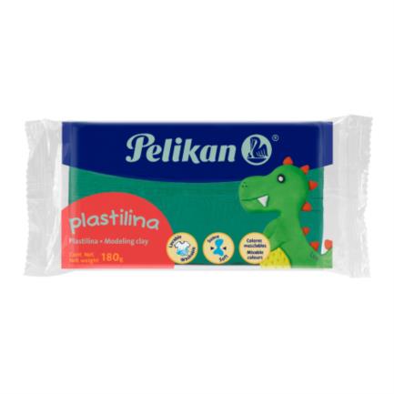 Plastilina Pelikan Marketa 180 Gr Color Verde