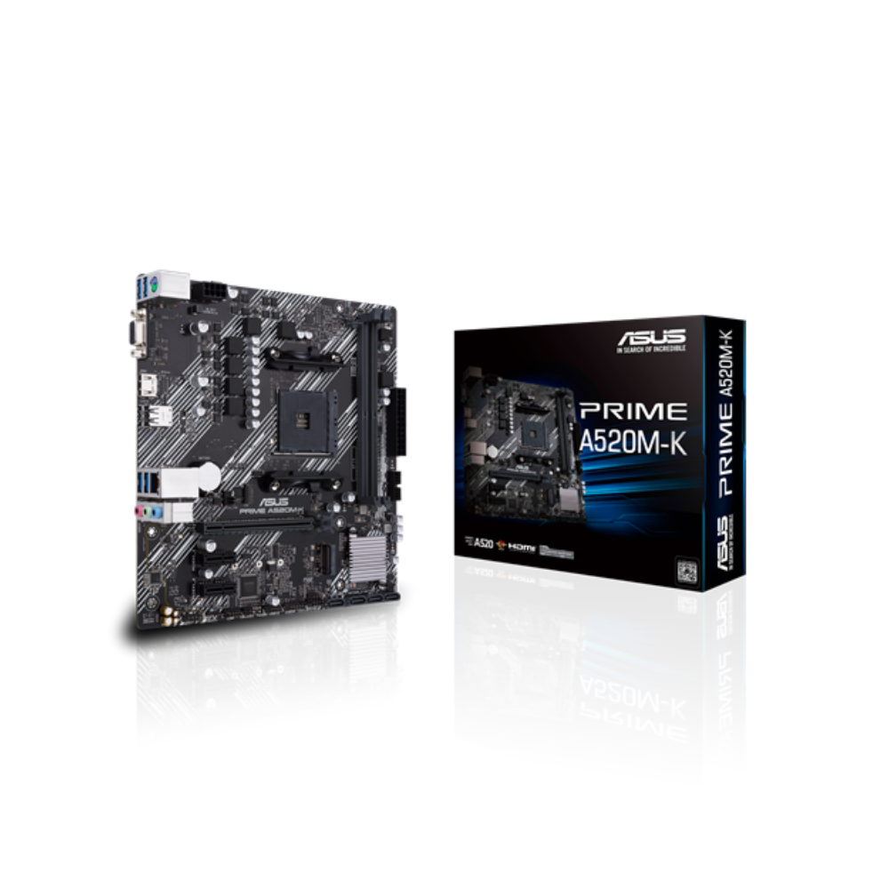 Tarjeta Madre ASUS Prime A520M-K Socket AM4 2xDDR4 HDMI / VGA Micro ATX