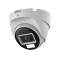 Dahua HAC-T2A21N-U-IL-A Cámara Domo 2MP Serie Cooper Lente 2.8mm 100° Iluminación Dual Inteligente IR 30M Luz Cálida 20M Micrófono Integrado Metálica IP67 Exterior