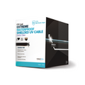 Bobina de Cable UTP Cat6+ 305m Negro 23 AWG, para Intemperie y Climas Extremos