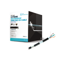 Bobina de Cable FTP Cat6+ 305m Negro, Blindado Exterior para Climas Extremos UL