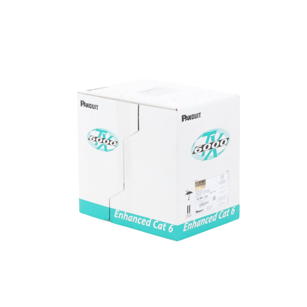 Bobina de Cable UTP Cat6 Mejorado 305m Blanco TX6000 PanNet PVC