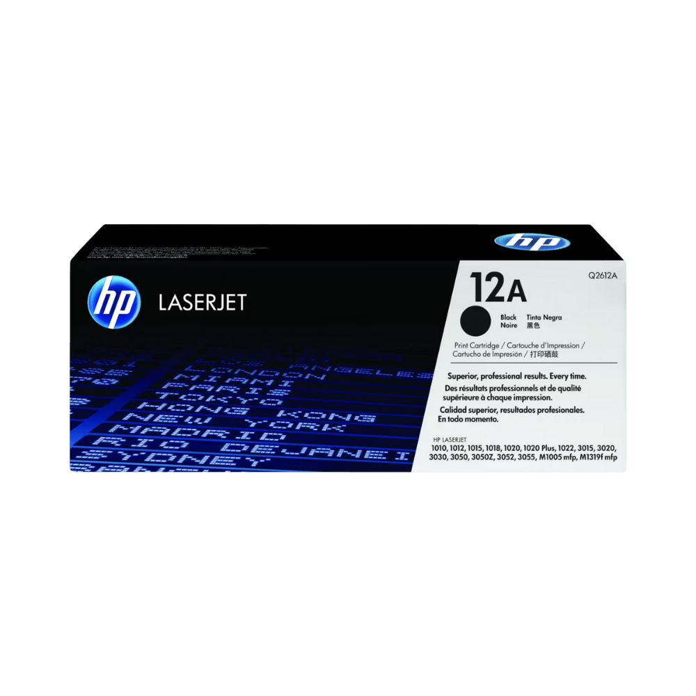 Tóner HP 12A LaserJet Negro Original