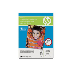 Papel Fotográfico HP Everyday Semi Gloss A4 C/50