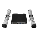 NVR Qian Kit 8CH 5MP PoE Cámara Bullet 1TB HDD Incluido QET N0854