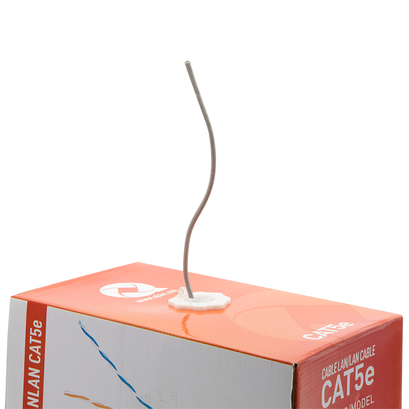 Bobina UTP Qian 305M Cat5E Interior Gris 24AWG QHR CAT5E