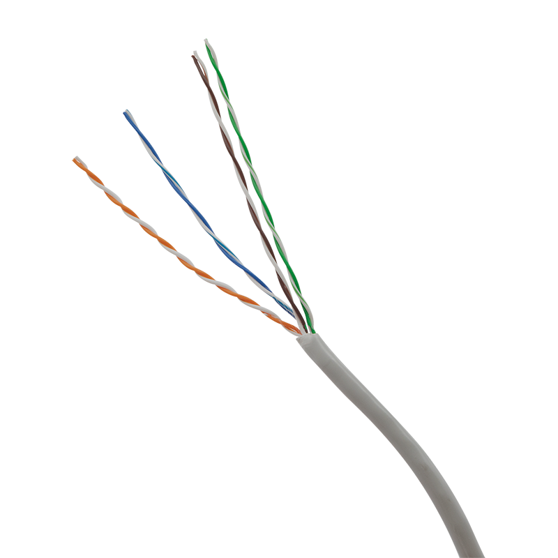 Bobina UTP Qian 305M Cat5E Interior Gris 24AWG QHR CAT5E