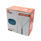 Bobina UTP Qian 305M Cat5E Interior Gris 24AWG QHR CAT5E