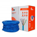 Bobina Qian 100M UTP Cat6 Interior Azul 23AWG QHR CAT6 10