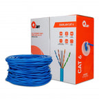 Bobina Qian 100M UTP Cat6 Interior Azul 23AWG QHR CAT6 10
