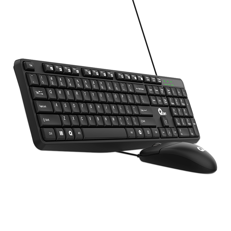 Kit Teclado Mouse Qian QKX20603 Alámbrico Multimedia
