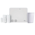 Kit de Sistema de Alarma Qolsys IQNS PACK, Incluye Panel IQ 4 NS, 1 sensor PIR inalámbrico PG9914, 2 Sensores Magnéticos PG9303, Color Blanco.
