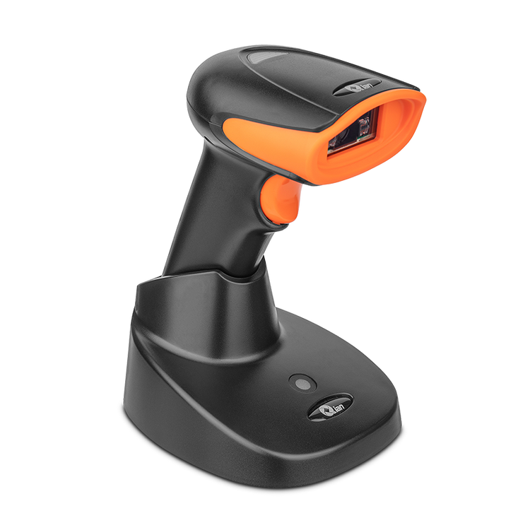 Lector Código Barras Qian 1D 2D Base Inalámbrico USB QOB 2DMFE