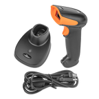 Lector Código Barras Qian 1D 2D Base Inalámbrico USB QOB 2DMFE