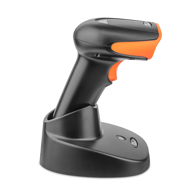 Lector Código Barras Qian 1D 2D Base Inalámbrico USB QOB 2DMFE