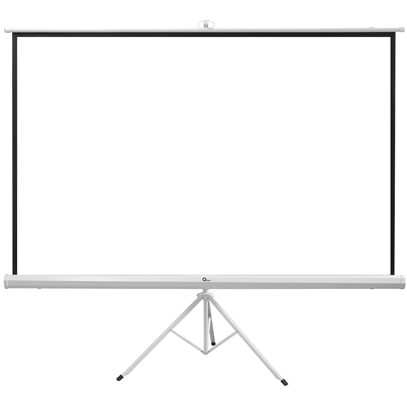 Pantalla Proyección Tripié Qian QPD 69602 100 Pulgadas Blanca Mate