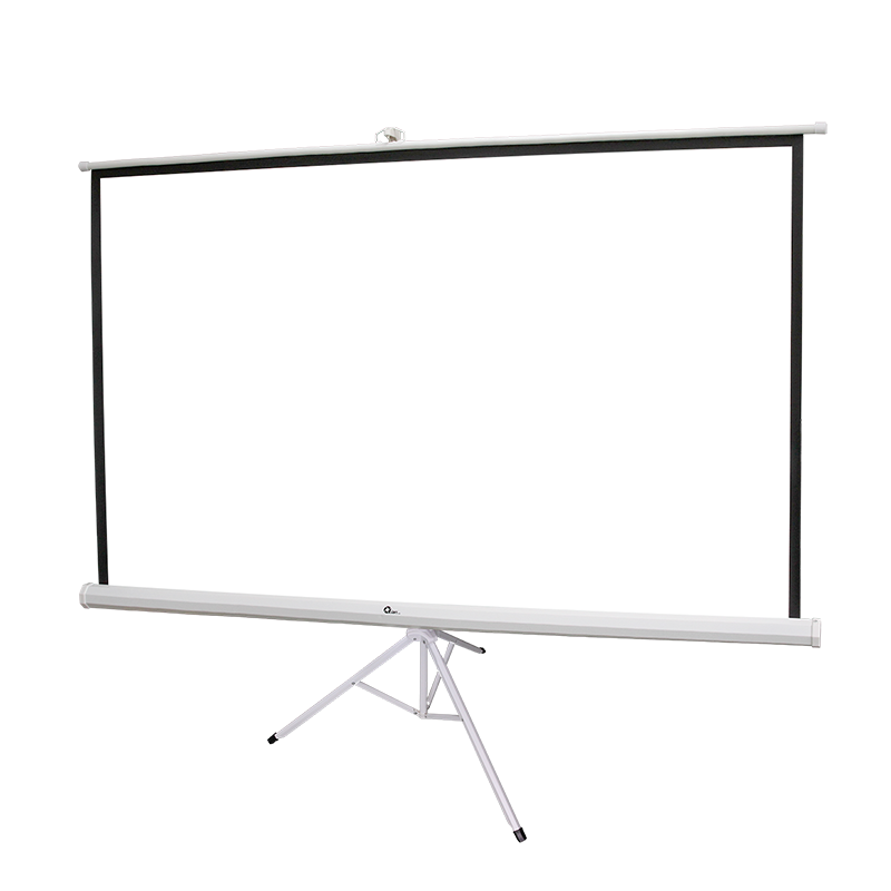 Pantalla Proyección Tripié Qian QPD 69603 120 Pulgadas Blanca Mate