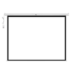 Pantalla Proyección Qian Eléctrica 120 Blanca Mate QXS 1E120
