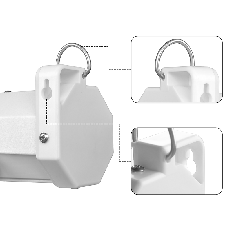 Pantalla Proyección Qian Eléctrica 120 Blanca Mate QXS 1E120