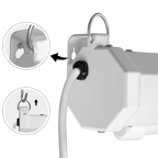 Pantalla Proyección Qian Eléctrica 120 Blanca Mate QXS 1E120